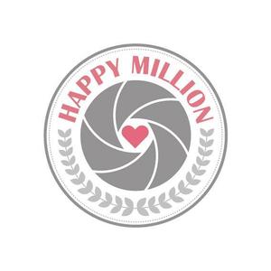 chummyさんのウエディング映像制作会社「HAPPY MILLION」のロゴへの提案