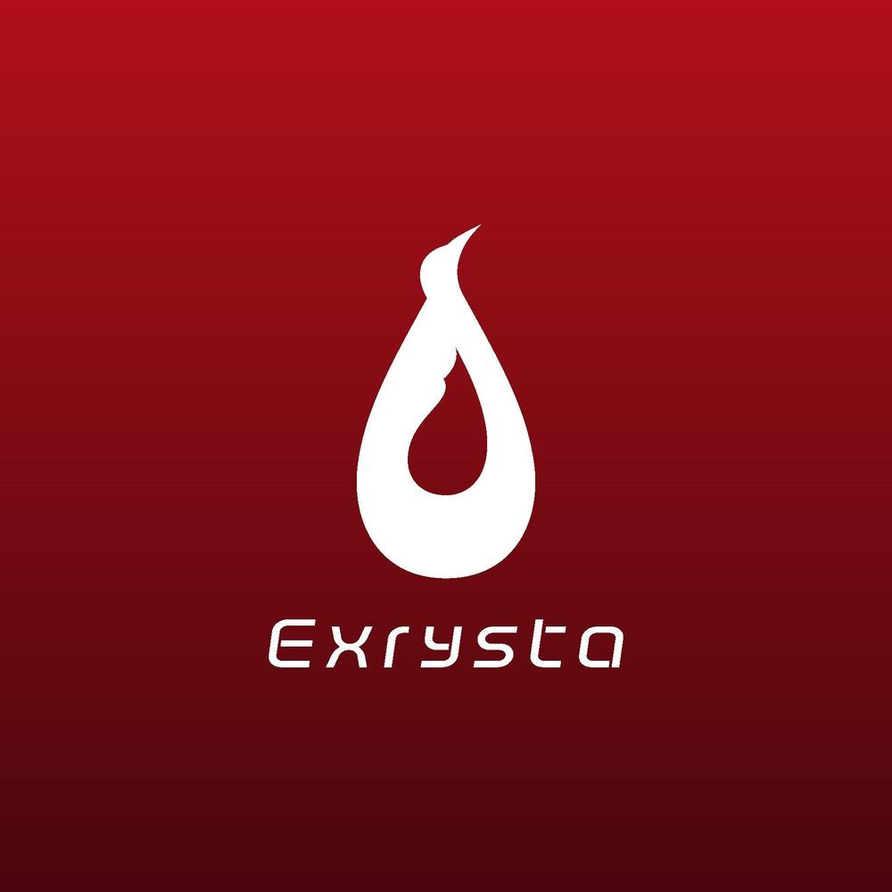 「Exrysta」のロゴ作成