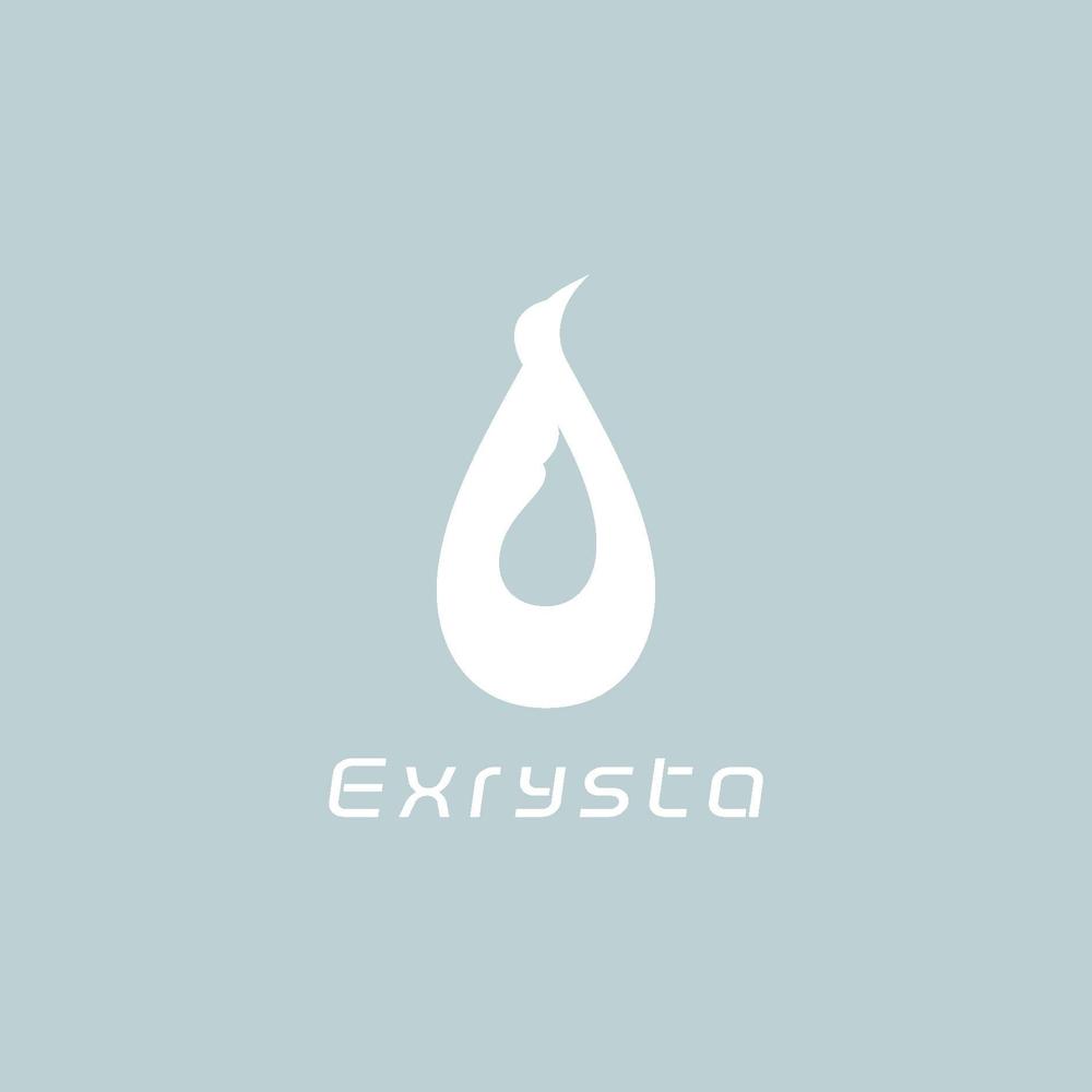 「Exrysta」のロゴ作成