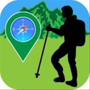 TOP55 (TOP55)さんの登山、トレッキング用のGPS地図アプリのアイコンへの提案