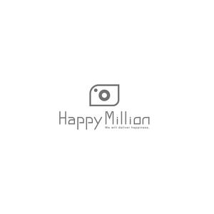 Green_beans (Green_beans)さんのウエディング映像制作会社「HAPPY MILLION」のロゴへの提案