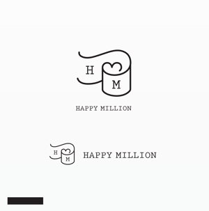 plus X (april48)さんのウエディング映像制作会社「HAPPY MILLION」のロゴへの提案