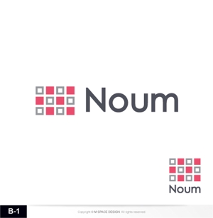 m-spaceさんの1日の過ごし方を投稿できるWebサービス「Noum」のロゴへの提案