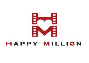 C-kawaiさんのウエディング映像制作会社「HAPPY MILLION」のロゴへの提案