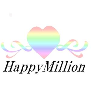 Kouichi (pearlnatural)さんのウエディング映像制作会社「HAPPY MILLION」のロゴへの提案