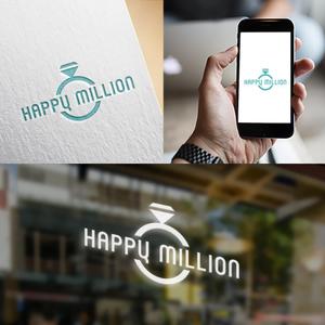 YOO GRAPH (fujiseyoo)さんのウエディング映像制作会社「HAPPY MILLION」のロゴへの提案