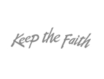 k.k (williamson)さんのスポーツブランドの Keep the Faith のロゴへの提案