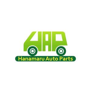 solalaさんの「Hanamaru Auto Parts」のロゴ作成への提案