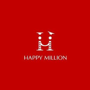 いとデザイン / ajico (ajico)さんのウエディング映像制作会社「HAPPY MILLION」のロゴへの提案