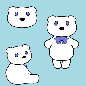 hayashi88さんの会社のマスコットキャラクター　白くまへの提案