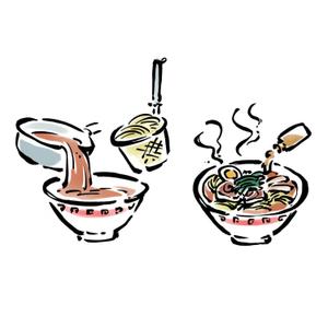 Mos.M (MIYAKO_M)さんのラーメンの作り方のイラスト　５コマ　15000円への提案