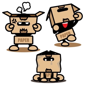きいろしん (kiirosin)さんの古紙回収業のキャラクターデザインへの提案