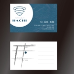 take437さんの飲食店「CAFE & BAR HACHI」の名刺デザインへの提案