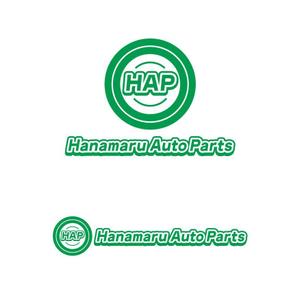 mismさんの「Hanamaru Auto Parts」のロゴ作成への提案