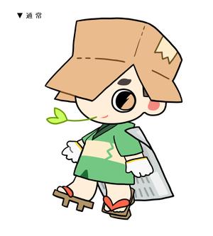 もりうち (moriuchi)さんの古紙回収業のキャラクターデザインへの提案