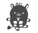 もりうち (moriuchi)さんの町内会のイメージキャラクター　東とういう文字に、かわいい牛の画像をかぶせたような・・・・への提案