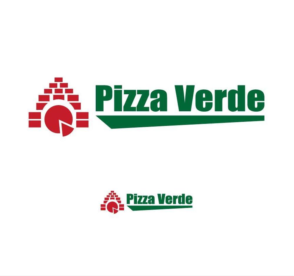 石窯ピザ屋　「Pizza Verde」のロゴ