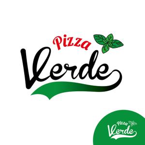 QuDesign (Qumapoo)さんの石窯ピザ屋　「Pizza Verde」のロゴへの提案