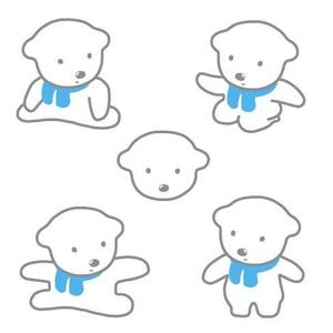 kurioさんの会社のマスコットキャラクター　白くまへの提案
