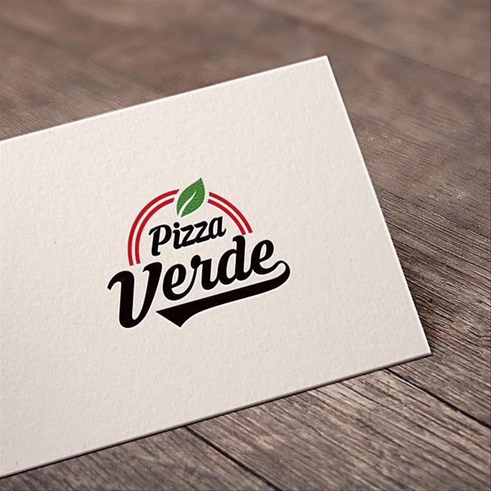 石窯ピザ屋　「Pizza Verde」のロゴ