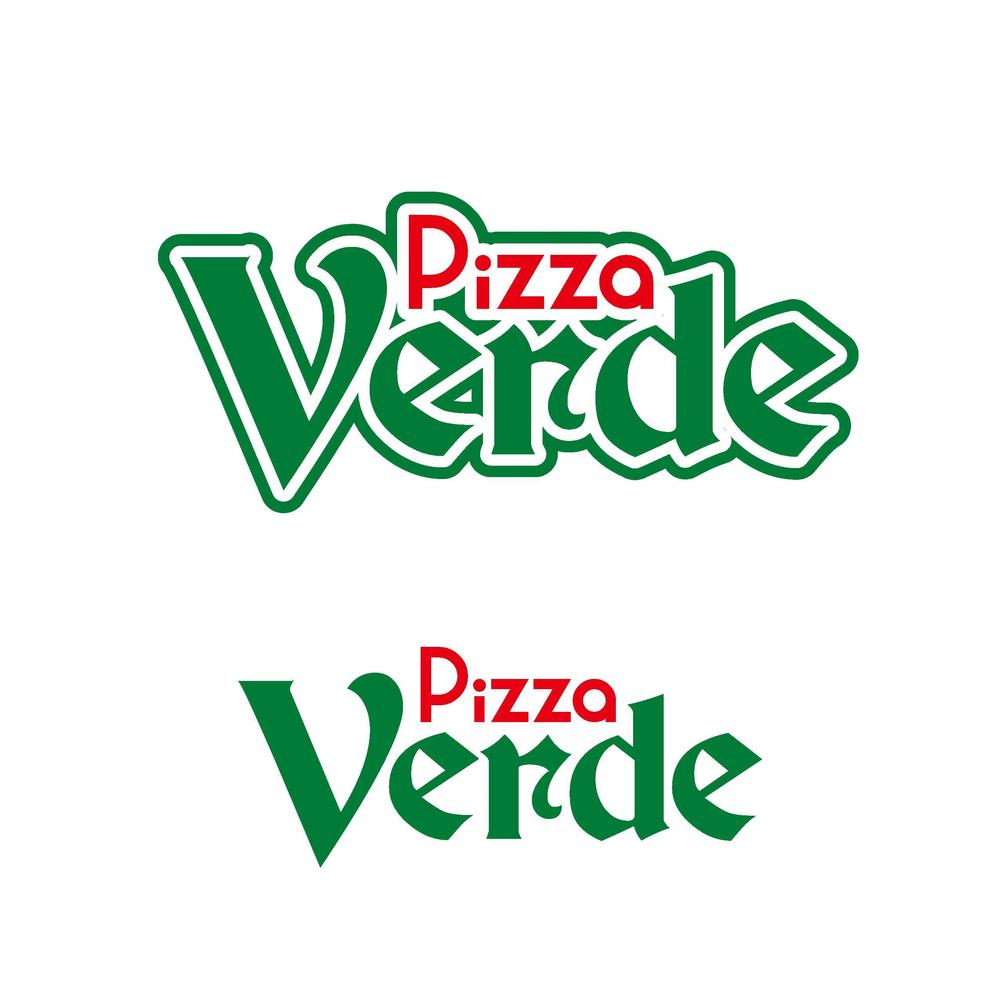 石窯ピザ屋　「Pizza Verde」のロゴ