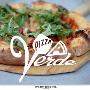 Innocent public tree (nekosu)さんの石窯ピザ屋　「Pizza Verde」のロゴへの提案