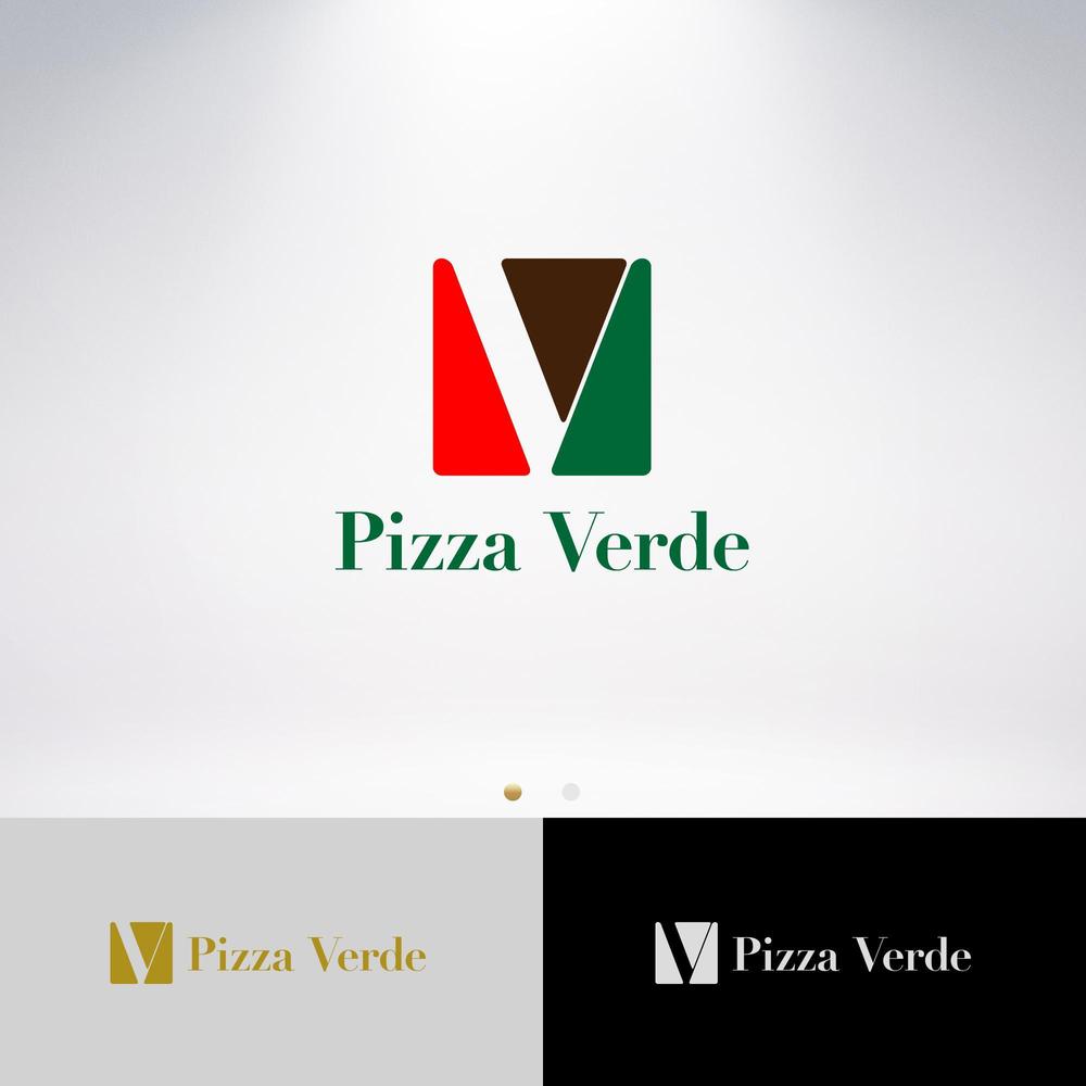 石窯ピザ屋　「Pizza Verde」のロゴ