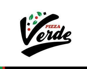 akkos39 ()さんの石窯ピザ屋　「Pizza Verde」のロゴへの提案