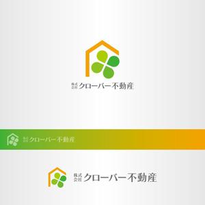 昂倭デザイン (takakazu_seki)さんの不動産会社「クローバー不動産」のロゴへの提案
