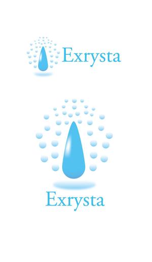 さんの「Exrysta」のロゴ作成への提案