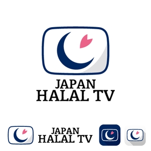 カタチデザイン (katachidesign)さんの日本発の"ハラール特化型"インターネットテレビ局「JAPAN HALAL TV」のロゴデザインへの提案