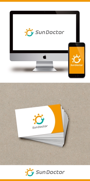 konamaru (konamaru)さんの太陽光発電メンテナンス事業携帯アプリ「Sun Doctor」のロゴへの提案