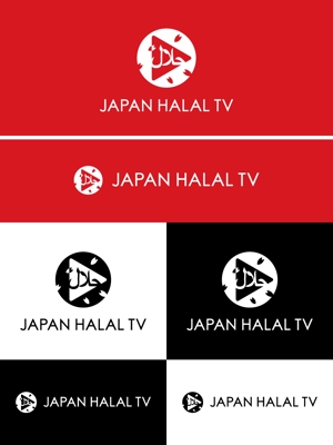 take5-design (take5-design)さんの日本発の"ハラール特化型"インターネットテレビ局「JAPAN HALAL TV」のロゴデザインへの提案
