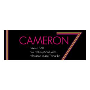 oo_design (oo_design)さんの「CAMERON 7    private BAR   hair makeup&nail salon   relaxation space   Tamariba   」のロゴ作成への提案