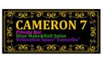 toshizoo (toshizoo)さんの「CAMERON 7    private BAR   hair makeup&nail salon   relaxation space   Tamariba   」のロゴ作成への提案