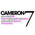shimouma (shimouma3)さんの「CAMERON 7    private BAR   hair makeup&nail salon   relaxation space   Tamariba   」のロゴ作成への提案