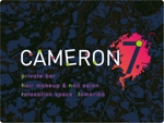 a-gram (grama_ky)さんの「CAMERON 7    private BAR   hair makeup&nail salon   relaxation space   Tamariba   」のロゴ作成への提案