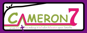 yo450421さんの「CAMERON 7    private BAR   hair makeup&nail salon   relaxation space   Tamariba   」のロゴ作成への提案