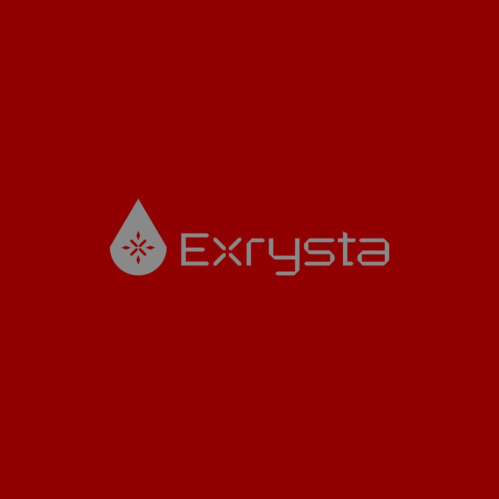 「Exrysta」のロゴ作成