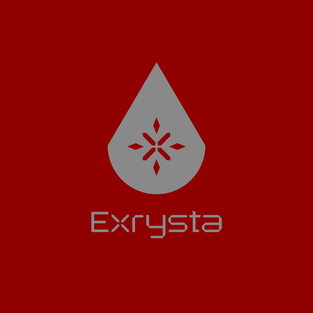 「Exrysta」のロゴ作成