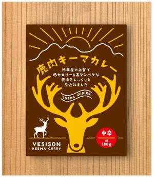 maru-design (maru-design)さんの鹿肉キーマカレーのパッケージデザインへの提案