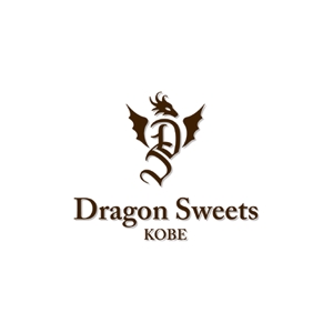 saracaさんの「DRAGON SWEETS KOBE ドラゴンスイーツ神戸」のロゴ作成への提案