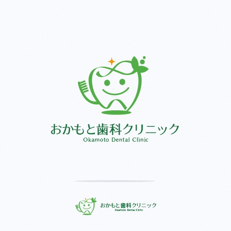 mae_chan ()さんの歯科医院「おかもと歯科クリック」のロゴへの提案