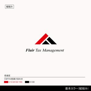 しま (shima-z)さんの会計事務所 「Flair　Tax　Management」のロゴへの提案