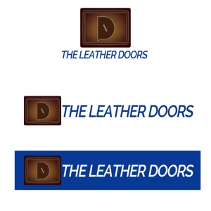vDesign (isimoti02)さんのレザーセレクトショップ「THE LEATHER DOORS」のロゴ制作依頼への提案