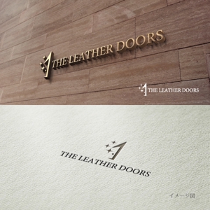 coco design (tomotin)さんのレザーセレクトショップ「THE LEATHER DOORS」のロゴ制作依頼への提案