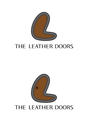 日和屋 hiyoriya (shibazakura)さんのレザーセレクトショップ「THE LEATHER DOORS」のロゴ制作依頼への提案