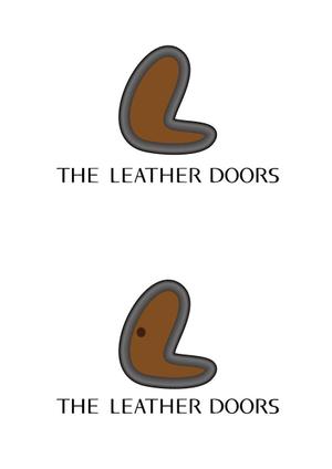 日和屋 hiyoriya (shibazakura)さんのレザーセレクトショップ「THE LEATHER DOORS」のロゴ制作依頼への提案