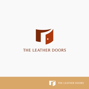J wonder (J-wonder)さんのレザーセレクトショップ「THE LEATHER DOORS」のロゴ制作依頼への提案