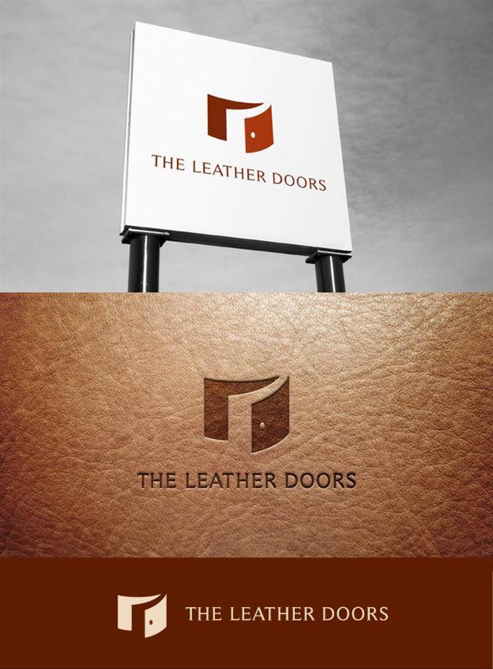 レザーセレクトショップ「THE LEATHER DOORS」のロゴ制作依頼